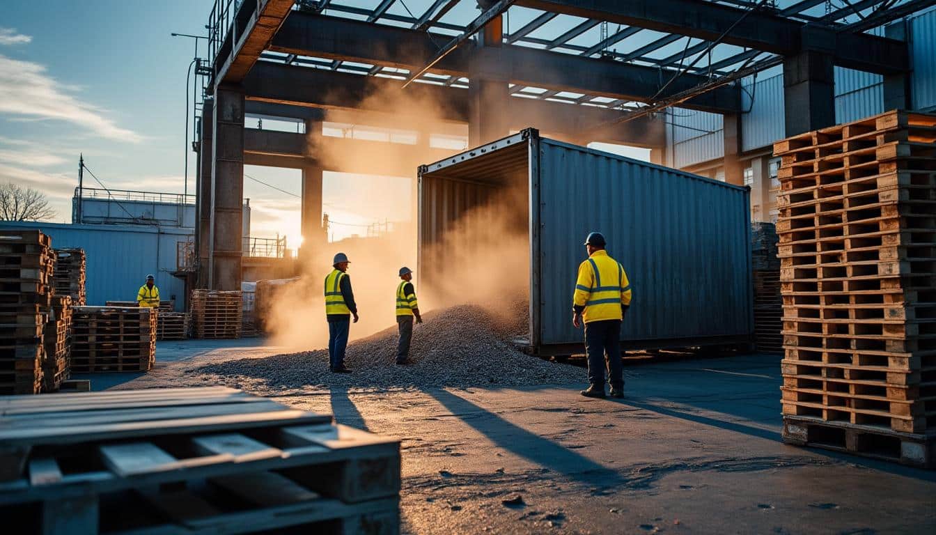 Illustration: Comprendre le rôle clé du déchargement dans la gestion des conteneurs vrac