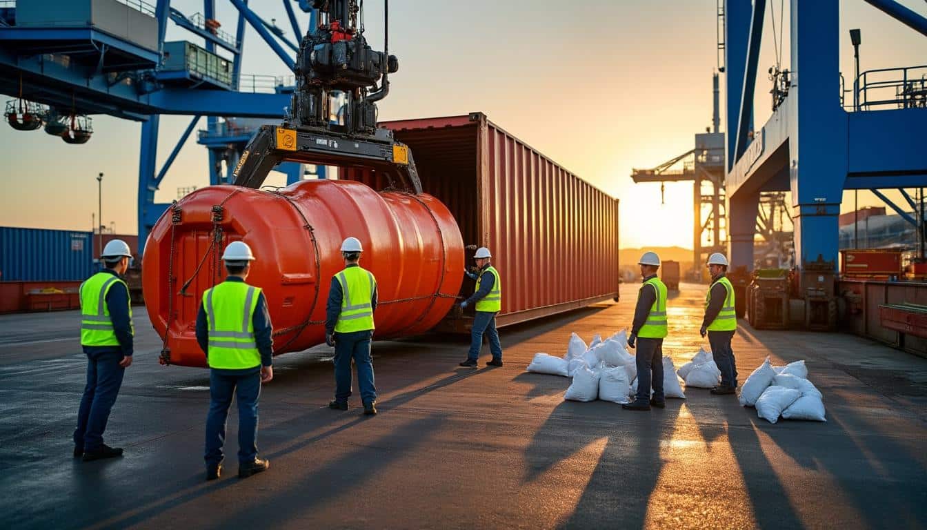 Illustration: Comment s’organise le déchargement efficace des conteneurs vrac