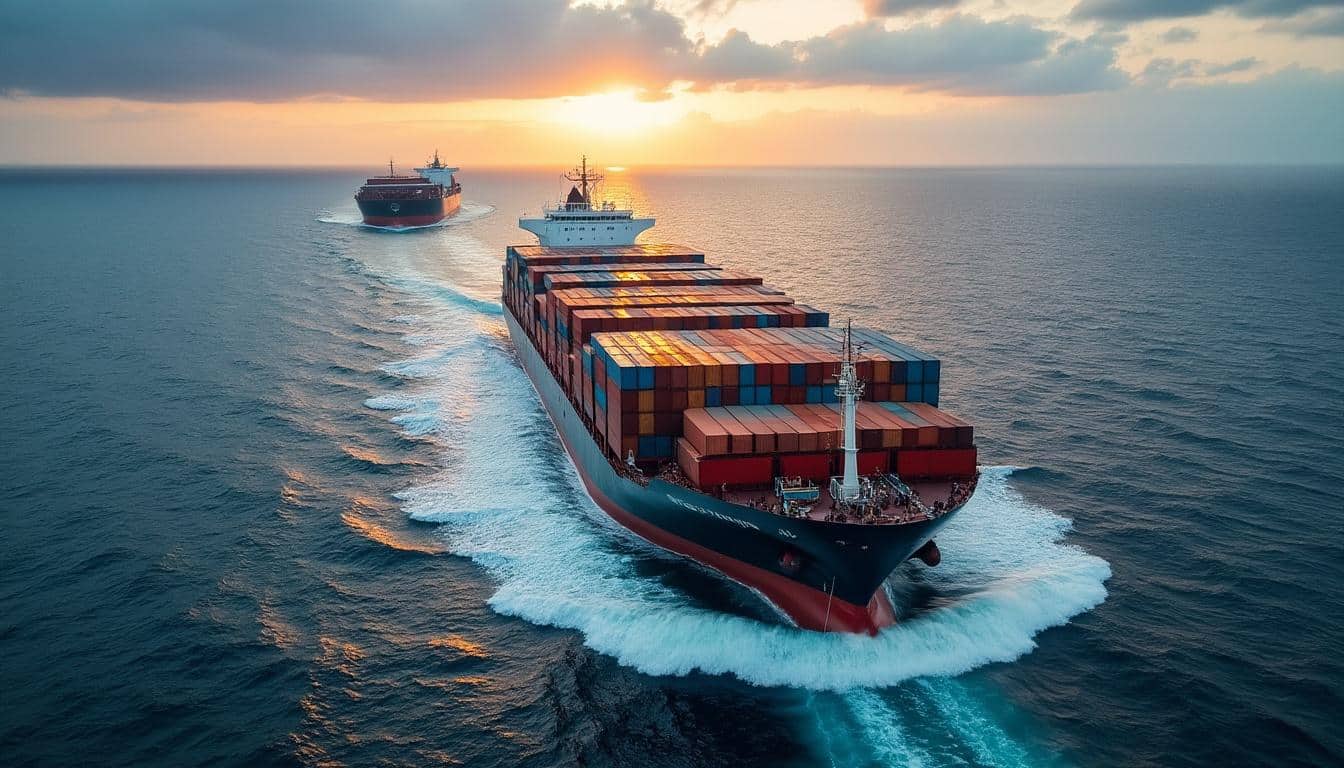 Illustration: Les vitesses moyennes et maximales des porte conteneurs expliquées simplement