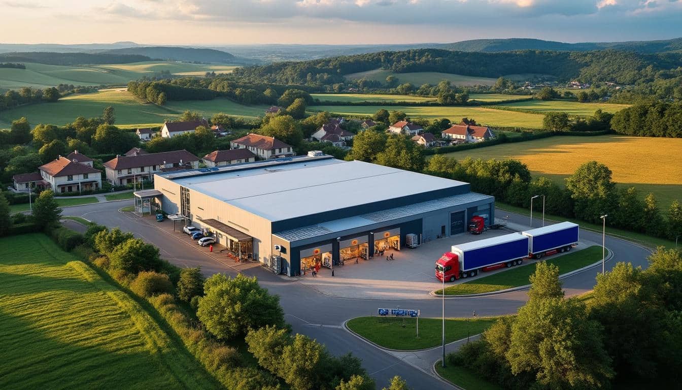 Illustration: Comment l’implantation de la base logistique de Basècles favorise le développement industriel et local