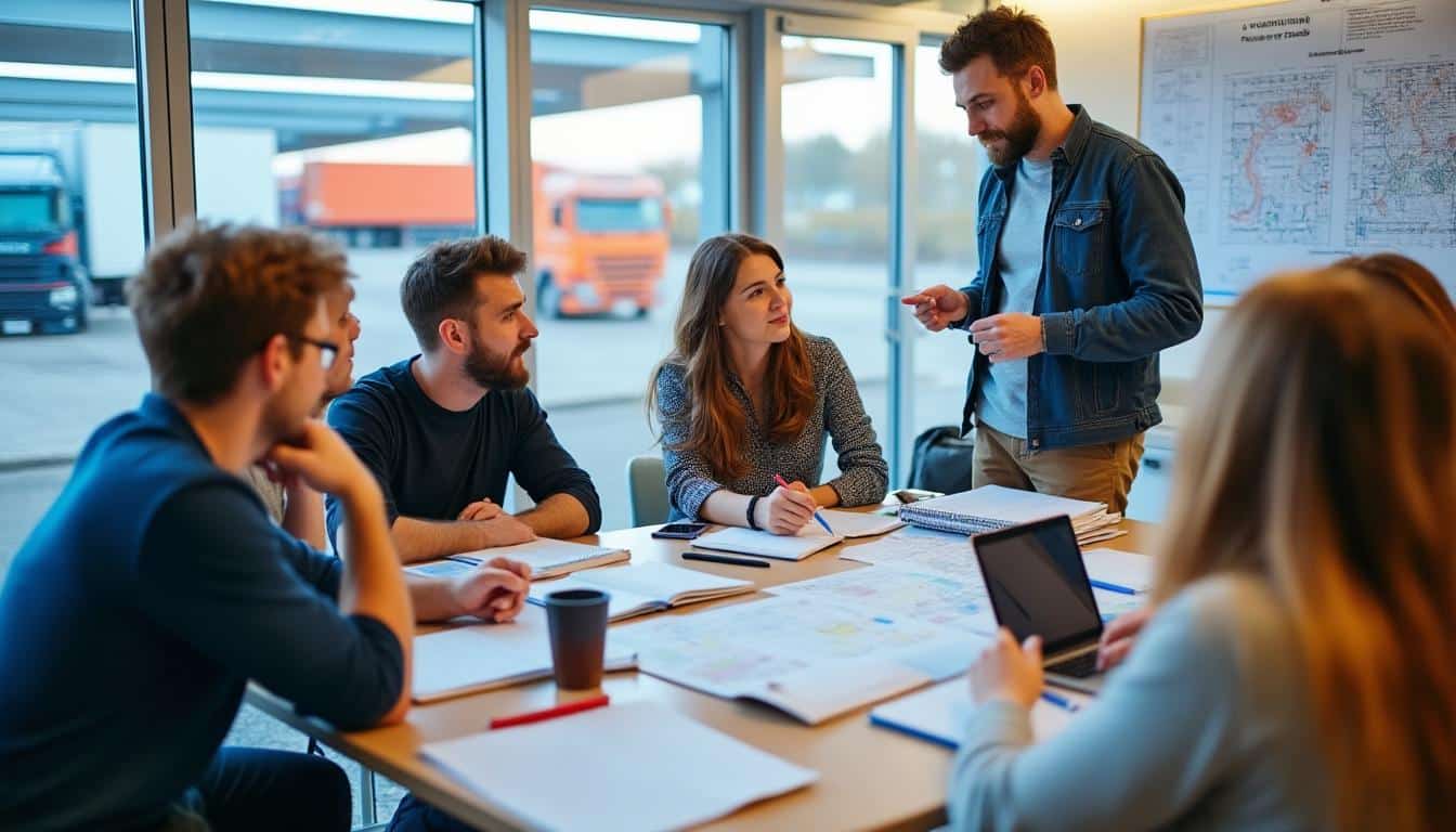 Illustration: Quels objectifs et compétences le BTS transport et logistique développe-t-il ?