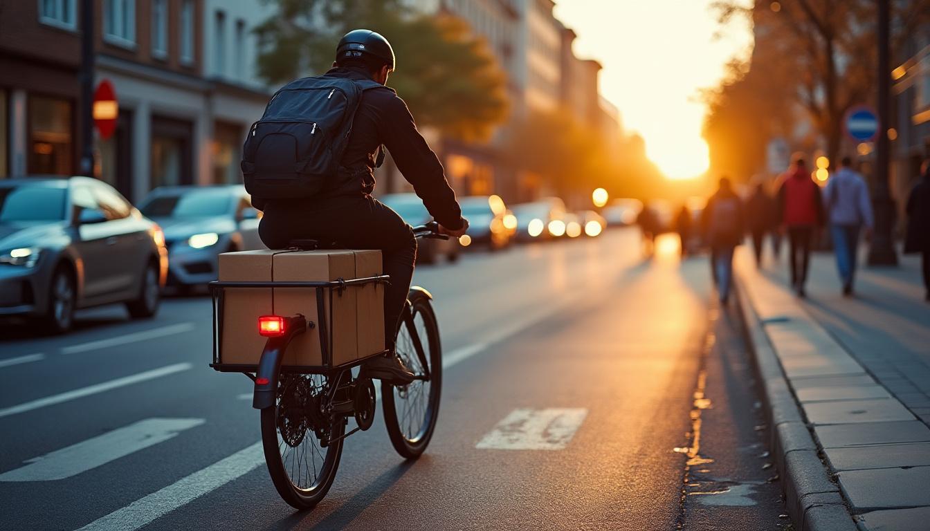 Illustration: Comprendre le rôle de la cyclo logistique dans la livraison urbaine