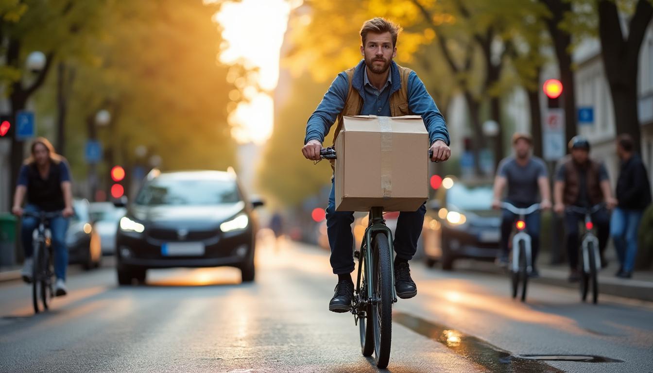 Illustration: Pourquoi la cyclo logistique est un levier essentiel pour l’environnement et la société