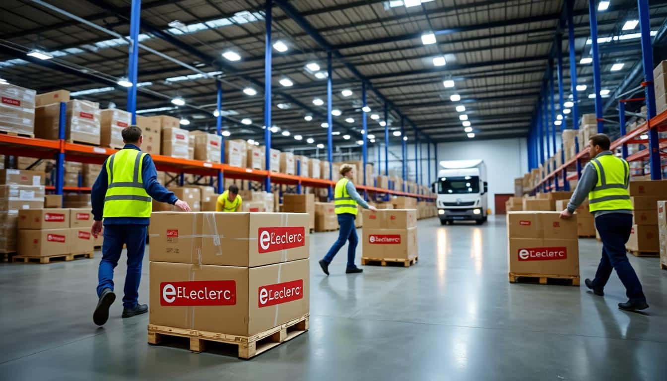 Illustration: Comment fonctionne la logistique au sein du groupe Leclerc ?