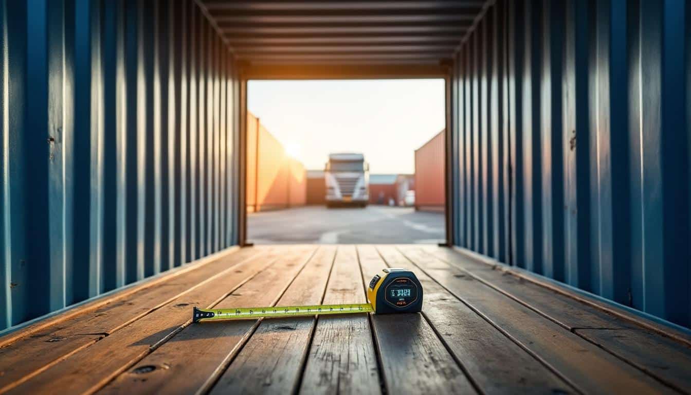 Illustration: Comprendre les dimensions intérieures du container de 20 pieds : longueur, largeur et hauteur