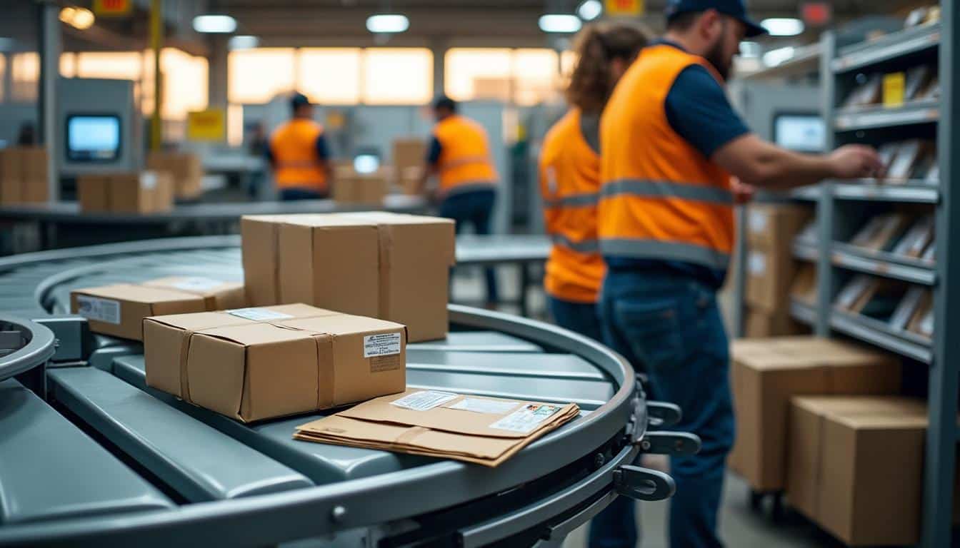 Illustration: Que signifie le message « votre envoi est trié sur la plateforme de départ » dans le suivi du courrier ?